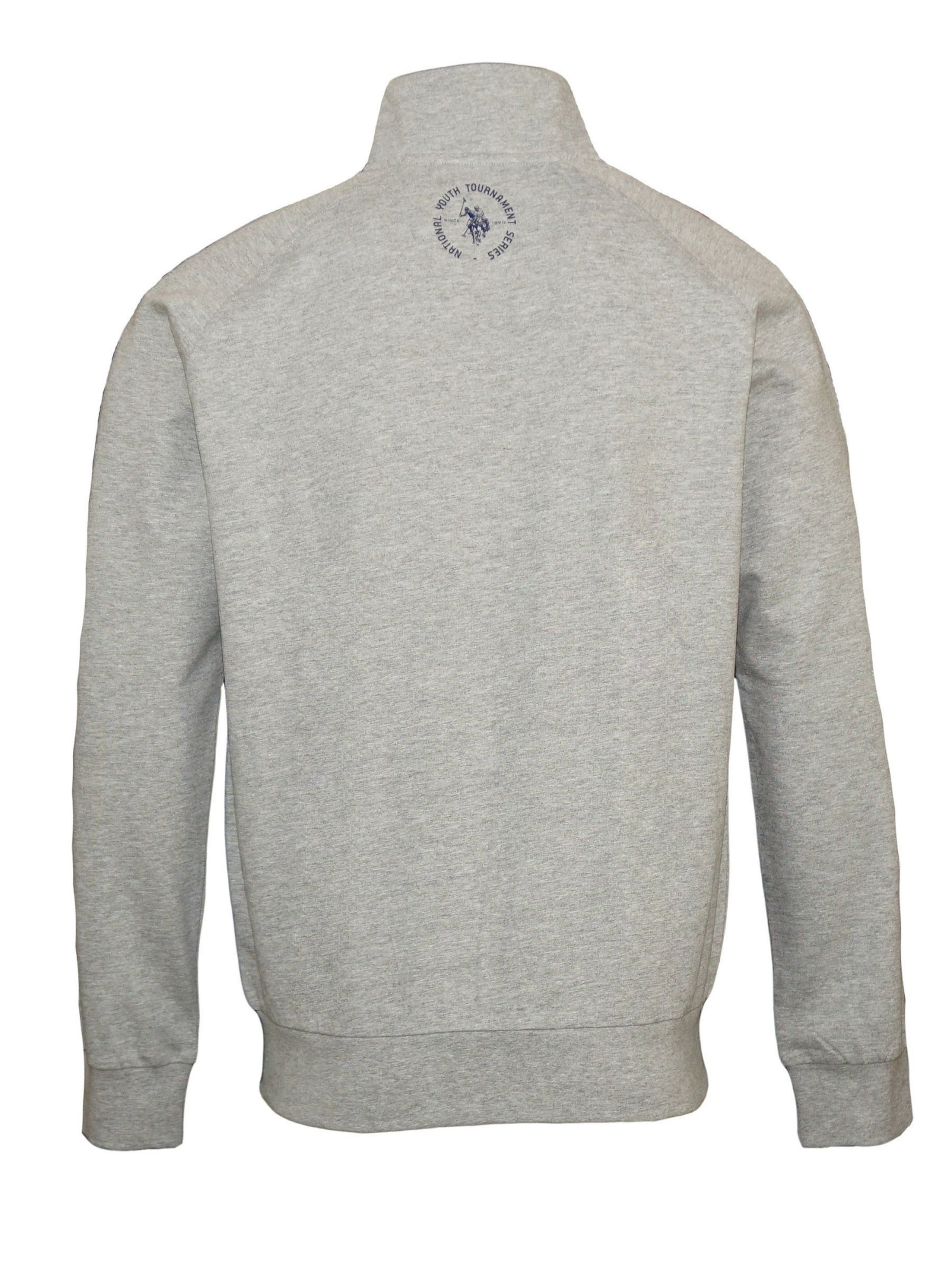 U.S. POLO ASSN. Jopa na zadrgo 'Tarv' | siva barva