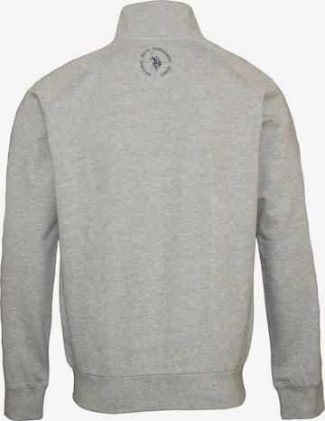 U.S. POLO ASSN. Zip-Up Hoodie 'Tarv' in Grey