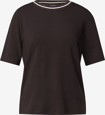STREET ONE T-Shirt in Braun: Vorderseite