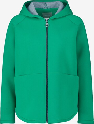 Amber & June Between-Season Jacket in Green: front