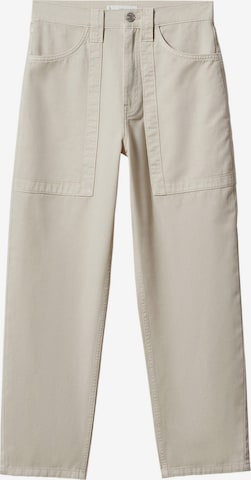 Regular Pantalon 'ALESSIA' MANGO en beige : devant