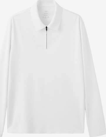 MANGO MAN Poloshirt 'Laziozml' in Weiß: Vorderseite