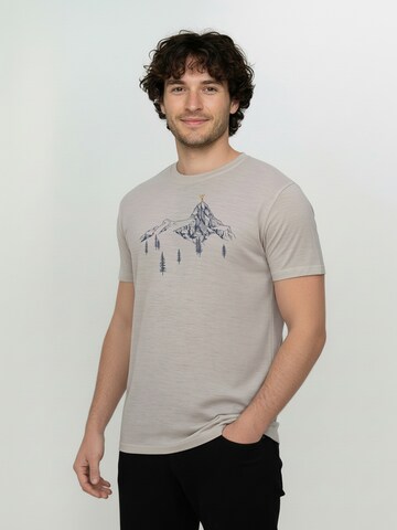 Maglia funzionale ' Loom Bike Destination ' di GREENBOMB in giallo: frontale