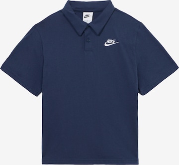 Nike Sportswear Koszulka 'CLUB' w kolorze niebieski: przód