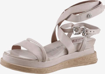 A.S.98 Strap Sandals 'Lagos' in Grey: front