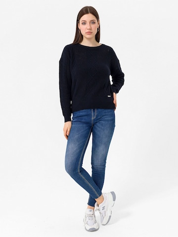 Cardigan Dandalo en bleu