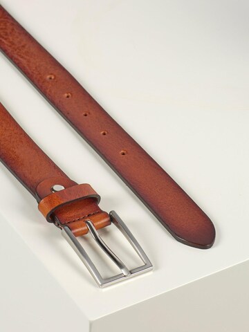 Howard London Belt 'Howard Leather Belt Henry Brown' in Brown