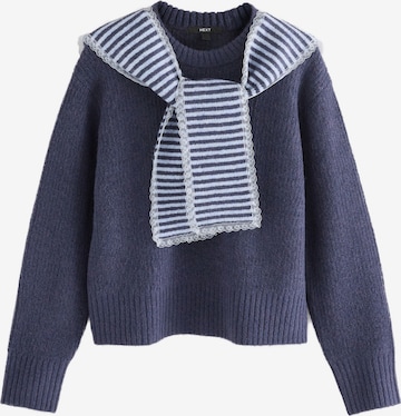 Next Pulóver - kék: elől