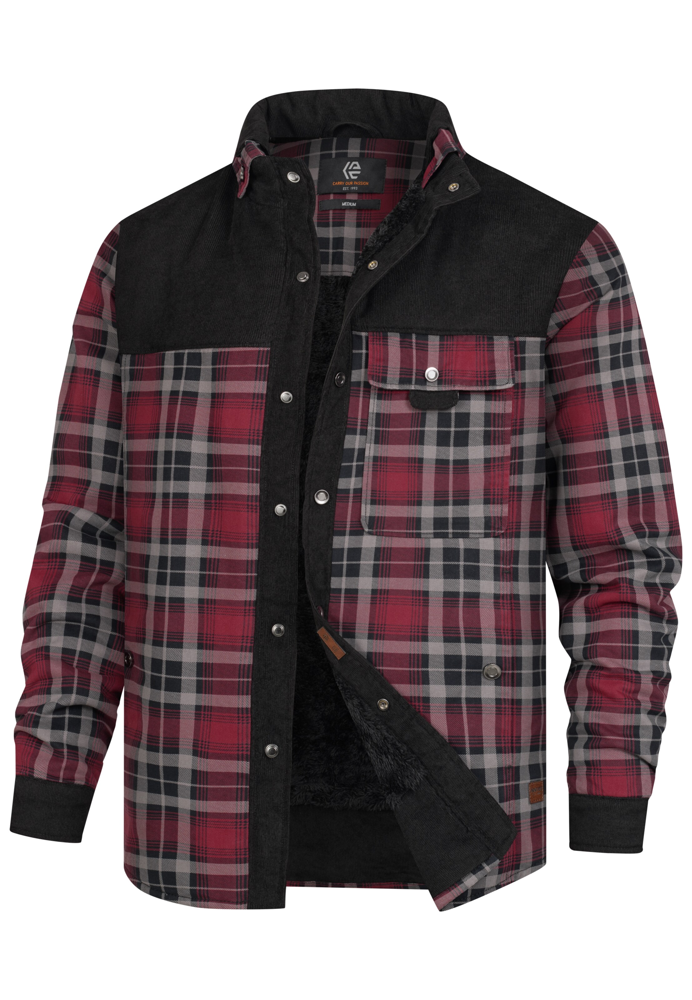 INDICODE JEANS Tussenjas in de kleur Zwart, Productweergave