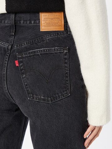 LEVI'S ® Normální Džíny 'Ribcage Straight Ankle' – černá