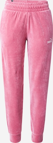 PUMA Tapered Παντελόνι φόρμας σε ροζ: μπροστά