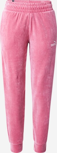 PUMA Sporta bikses, krāsa - gaiši rozā / balts, Preces skats