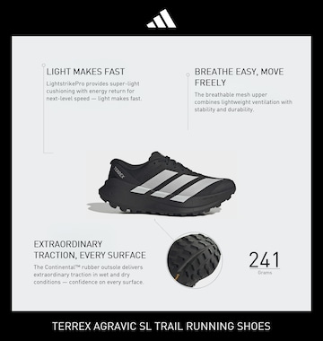 Chaussure basse 'Agravic SL' ADIDAS TERREX en noir