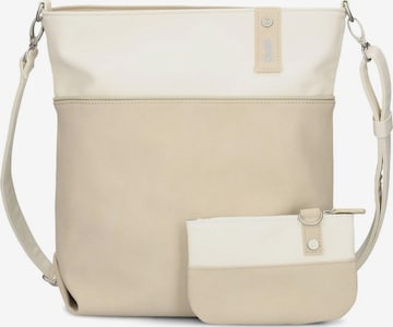 Sac à bandoulière 'JANA J12' ZWEI en blanc : devant