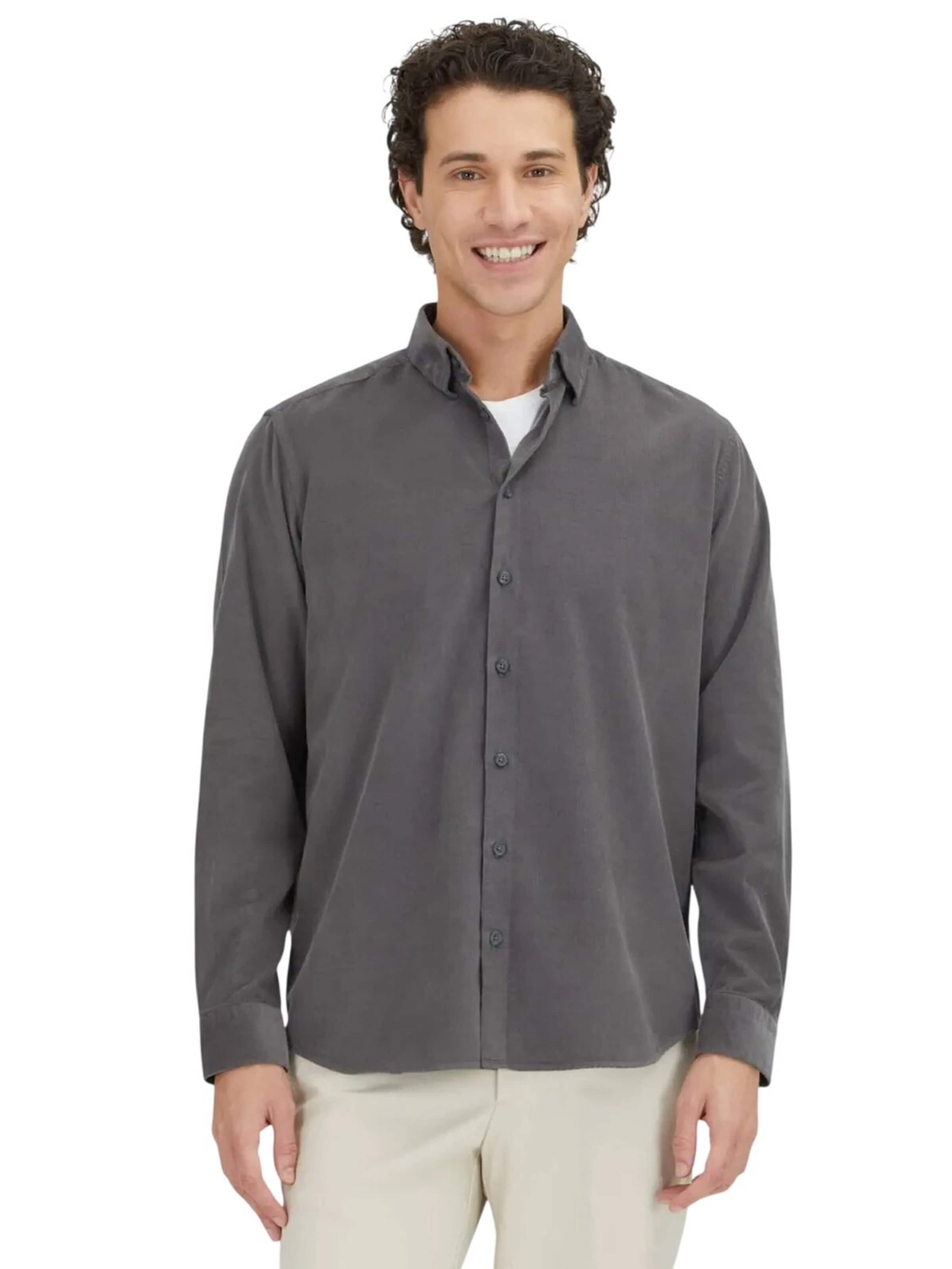 KİP Comfort fit Button Up Shirt in Grey