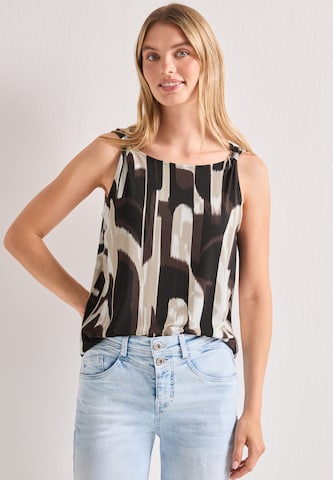 STREET ONE Top in Brown: front