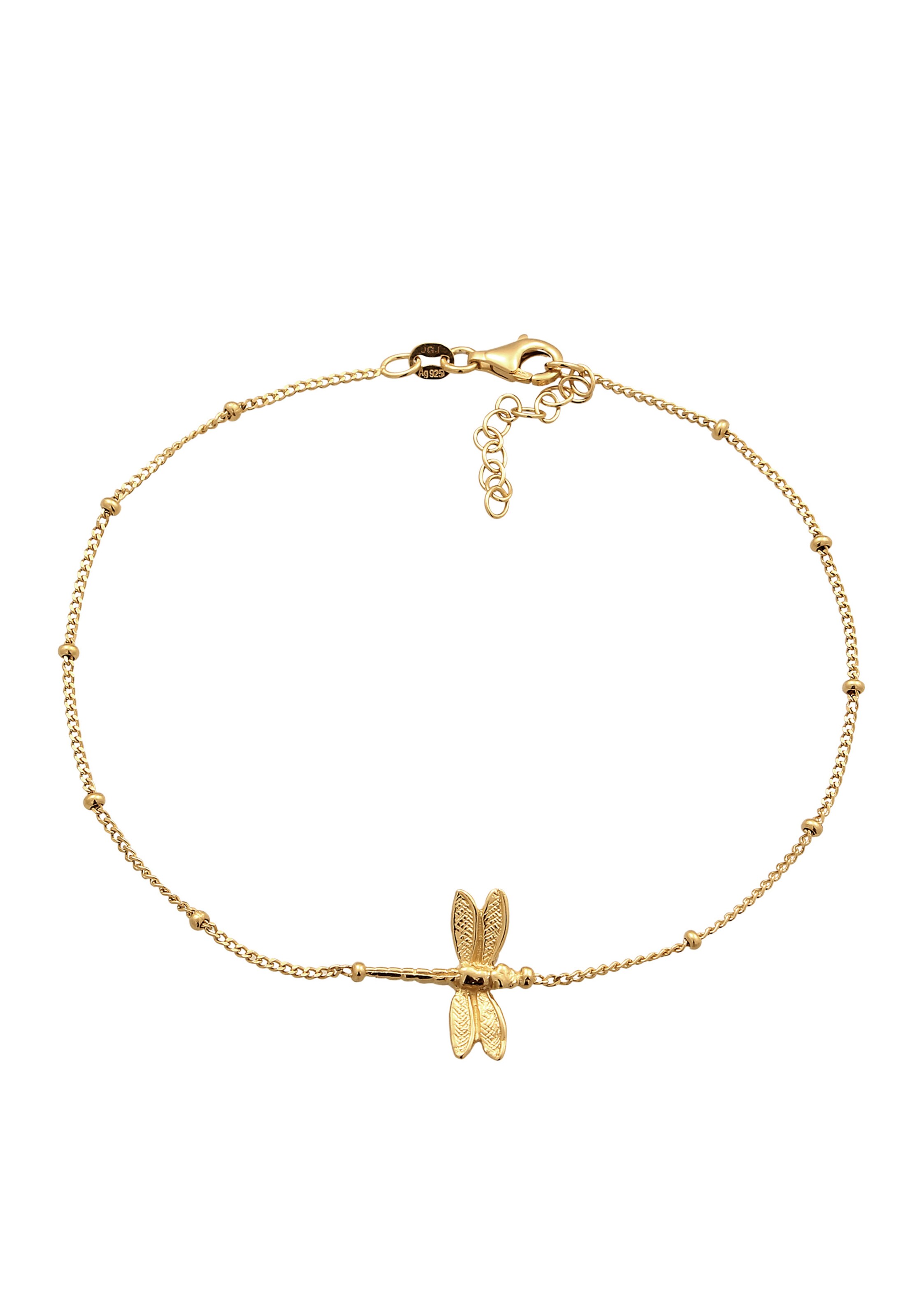 ELLI Fußschmuck 'Libelle' in Gold