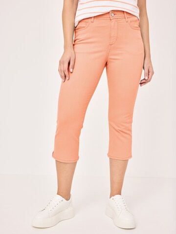 PADDOCKS Slimfit Hose in Orange: Vorderseite