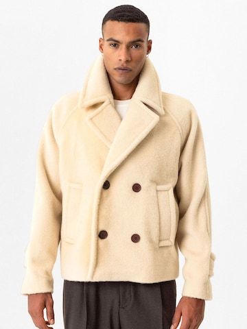 Antioch Between-seasons coat 'Genowefa' in Beige: front