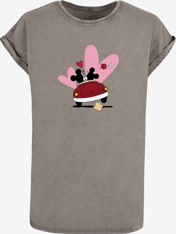 ABSOLUTE CULT Shirt 'Mickey Mouse - Car Print' in Gemengde kleuren: voorkant