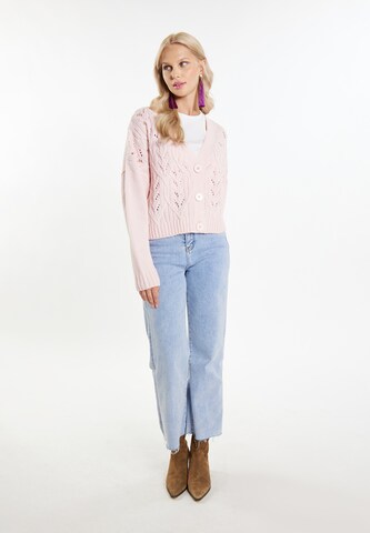 Cardigan 'Eyota' IZIA en rose