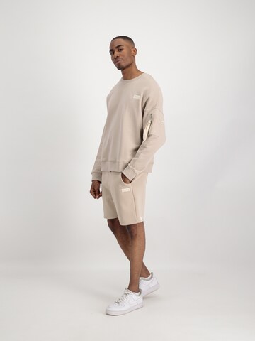 ALPHA INDUSTRIES Regular Broek in Beige