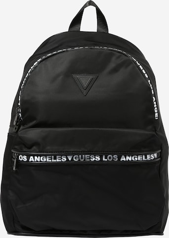 GUESS Backpack 'Quarto Smart' in Black: front