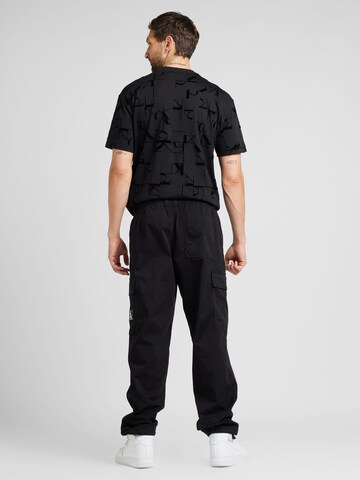 Calvin Klein Jeansregular Cargo hlače - crna boja
