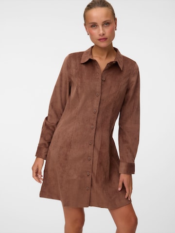 VERO MODA Μπλουζοφόρεμα 'VMSANNE' σε καφέ: μπροστά