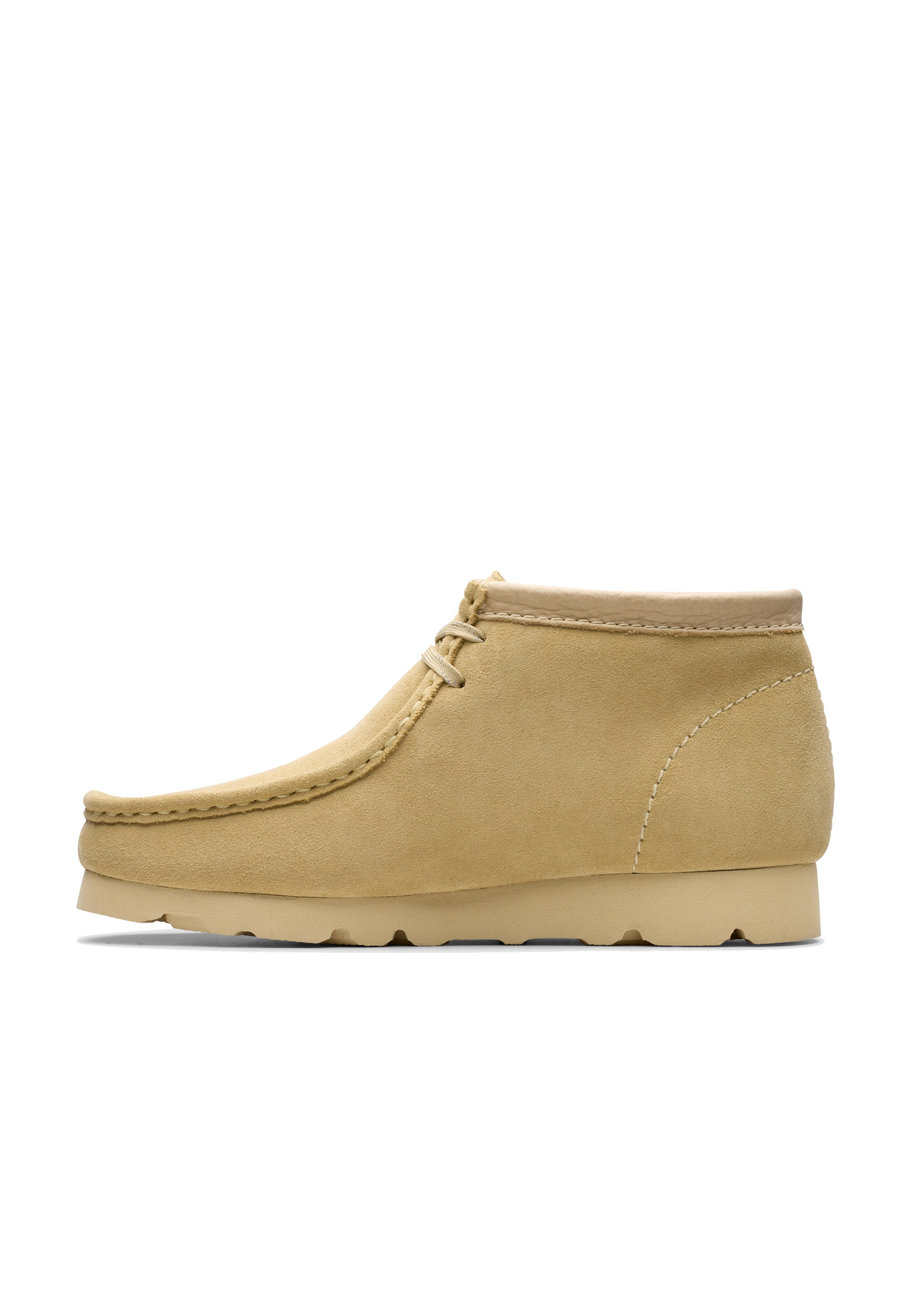 CLARKS Lace-up shoe 'WallabeeBT GTX' in Beige: front