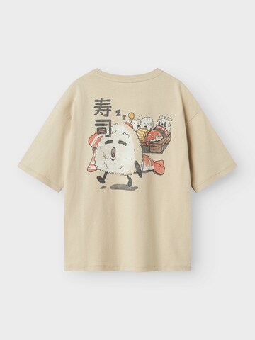 T-Shirt 'NKMKane' NAME IT en beige