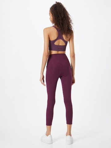 Girlfriend Collective Skinny Sporthose in Rot