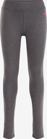 WE Fashion Skinny Leggings in Grau: predná strana