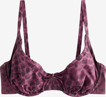 Invisible Hauts de bikini Next en violet : devant