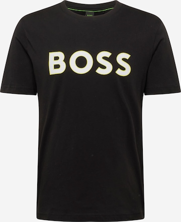 BOSS Green T-shirt i svart: framsida