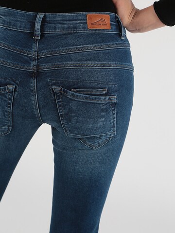 Miracle of Denim Slimfit Jeans 'Ulla' in Blau