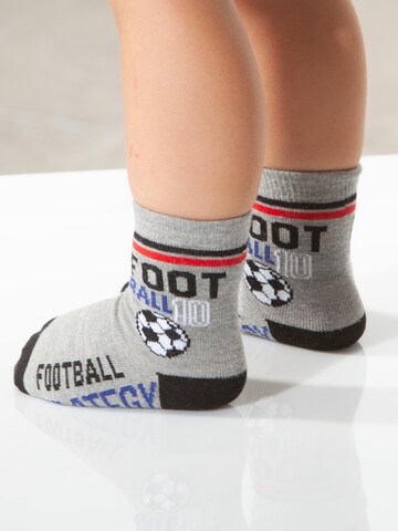 Cotton Prime Socken 'Fußball' in Grau
