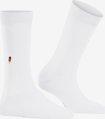 BURLINGTON Socks 'Brit Style' in White: front