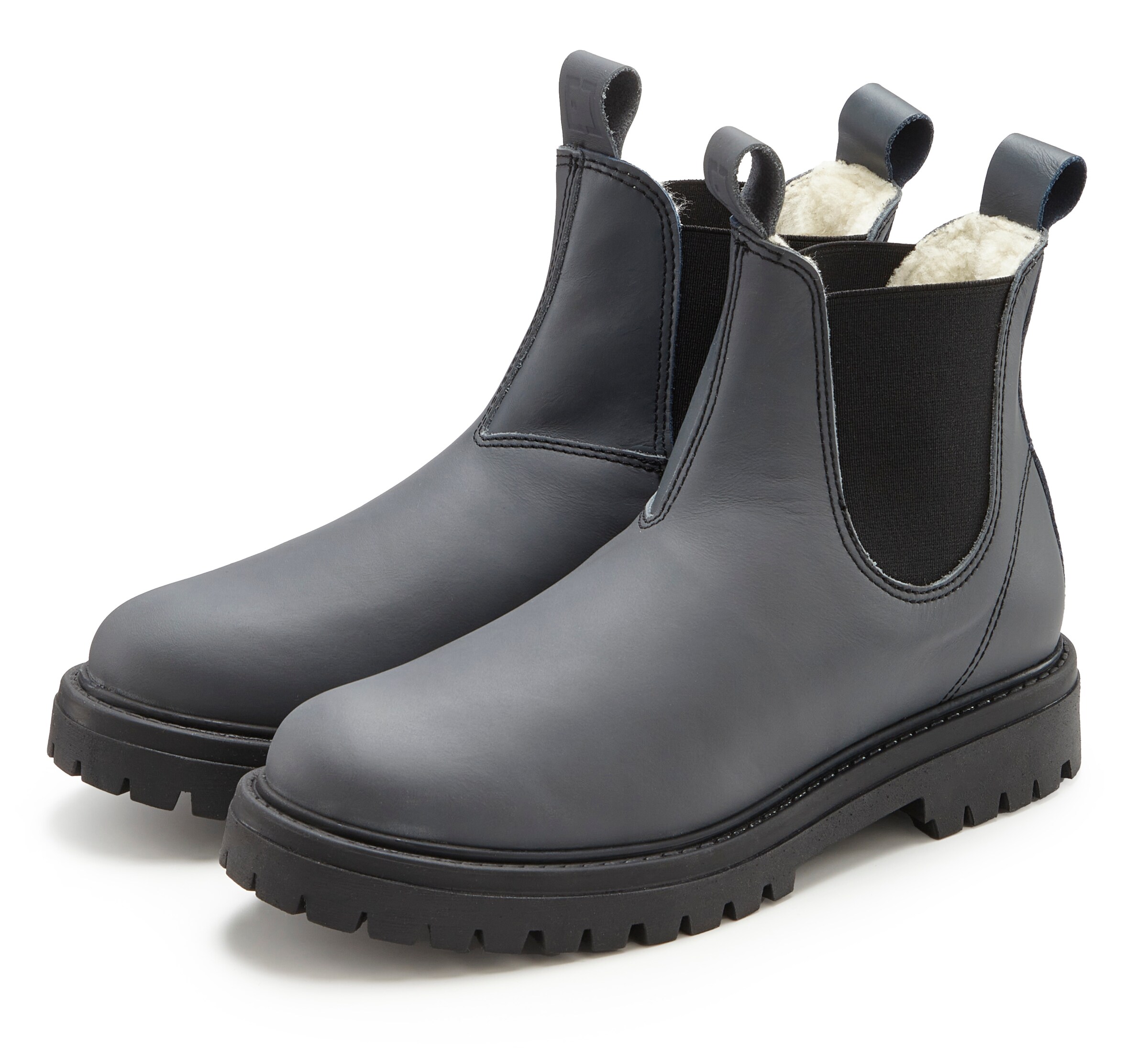 Elbsand Chelsea Boots in Grey: front