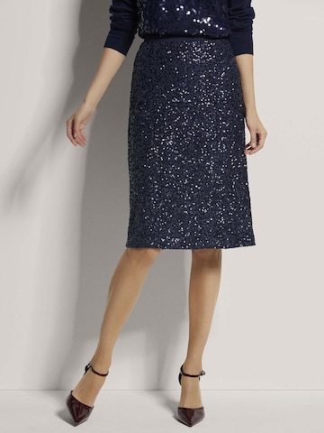 MADELEINE Rok in Blauw: voorkant