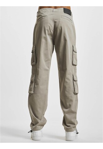 Regular Pantalon cargo DEF en gris