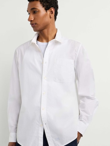 Coupe regular Chemise 'Robert' Pepe Jeans en blanc