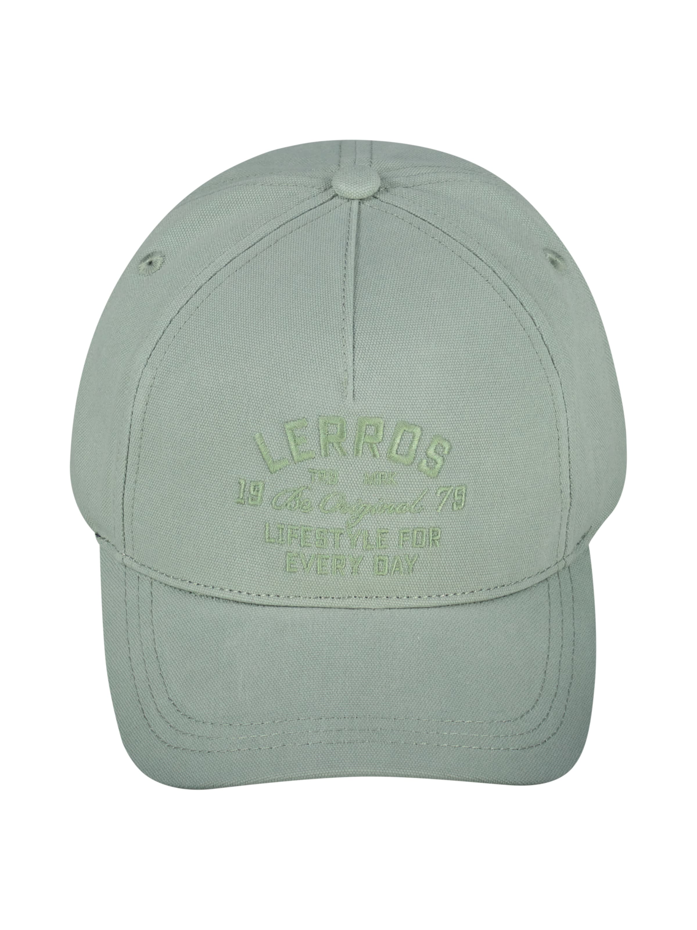 LERROS Unifarbene LERROS-Basecap in Grün