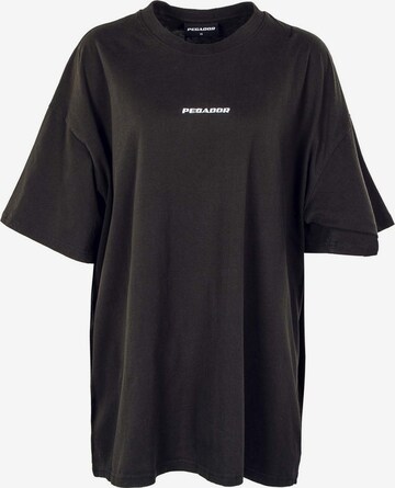 Pegador Shirt 'Golden Gate Logo Skirt Washed' Black in Schwarz: predná strana