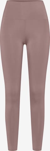 Les Lunes Skinny Leggings 'Luna' in Beige: voorkant