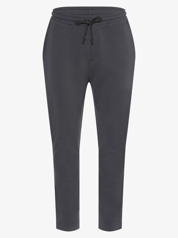 BOSS Orange Tapered Pants in Grey: front