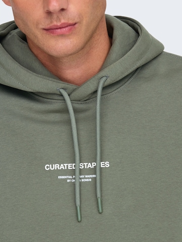 Sweat-shirt 'ONSCURATED' Only & Sons en gris