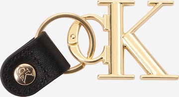 Calvin Klein - Porta-chave 'BOLD' em ouro: frente