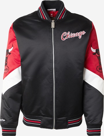 Veste mi-saison 'NBA THROW IT BACK BULLS' Mitchell & Ness en noir : devant