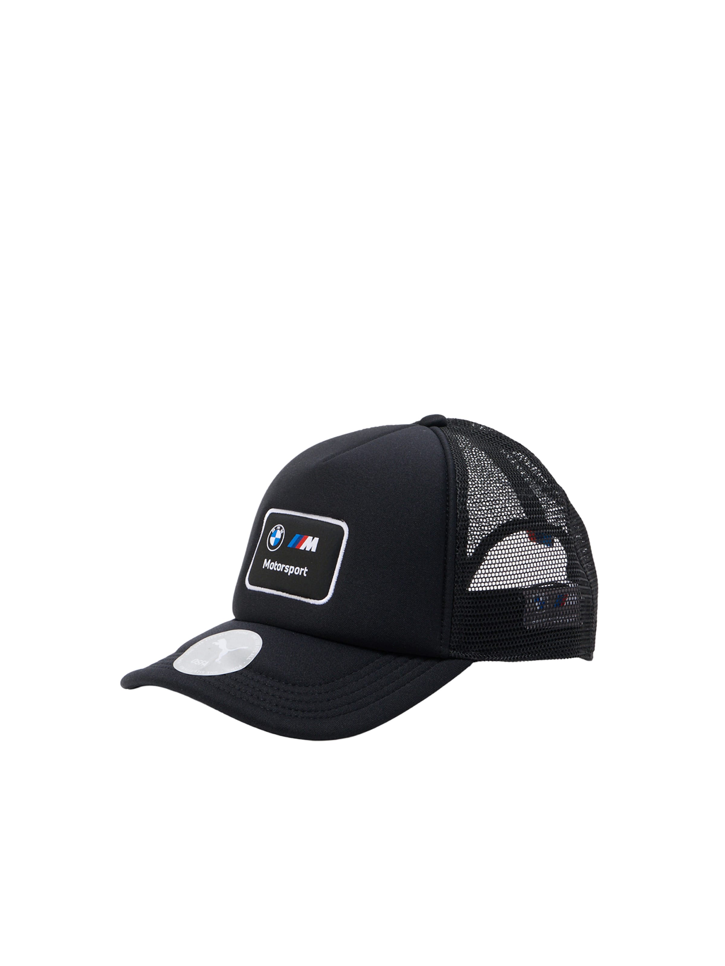 melns PUMA Naģene 'BMW MMS': no priekšpuses